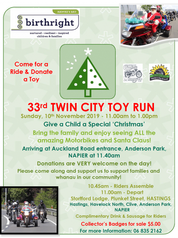 Toy Run 2019 poster